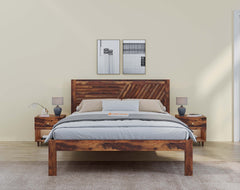 King Stella Non Storage Bed in Sheesham