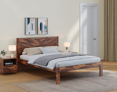 Chevora King Size Sheesham Bed - Non Storage