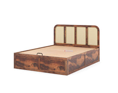 Amara King Size Sheesham Bed - Hydraulic Storage