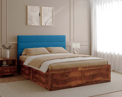 Niva Sheesham Bed Box Storage - King Size