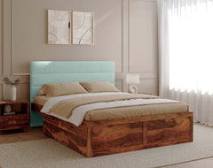 Niva Sheesham Bed Drawer Storage - Queen Size