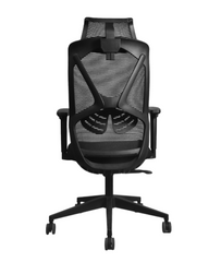 Maxi High Back Office Chair - Black Back & Black Seat