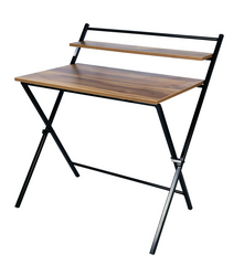 Muno Plus Foldable Laptop Table - Teak & Black