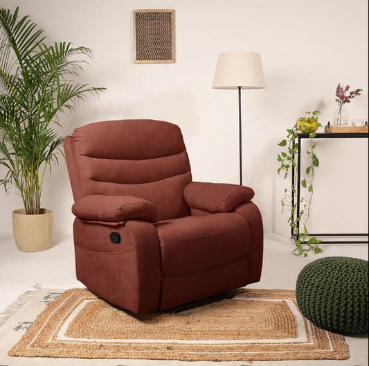 Vivo 1 Seater Tabasco Rotation Manual Recliner