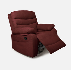 Vivo 1 Seater Maroon Rotation Manual Recliner