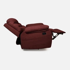 Vivo 1 Seater Maroon Rotation Manual Recliner