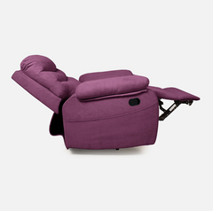 Vivo 1 Seater Purple Rotation Manual Recliner