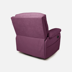 Vivo 1 Seater Purple Rotation Manual Recliner