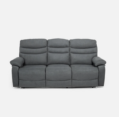 Vivo 3 Seater Ash Manual Recliner