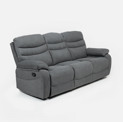 Vivo 3 Seater Ash Manual Recliner