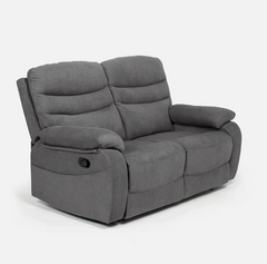 Vivo 2 Seater Ash Manual Recliner