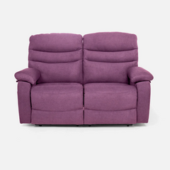 Vivo 2 Seater Purple Manual Recliner