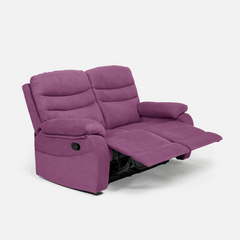 Vivo 2 Seater Purple Manual Recliner