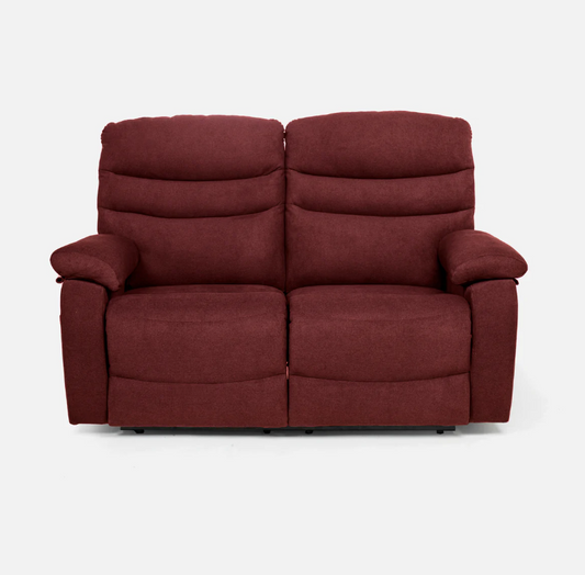 Vivo 2 Seater Maroon Manual Recliner