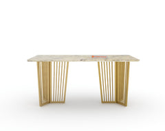 Barolo Dining Table with Australian Onyx Top - 4 Seater