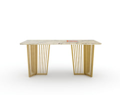 Barolo Dining Table with Australian Onyx Top - 4 Seater