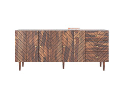 Chevora Toshi Sideboard With 3 shutters and 3 drawers in Sheesham