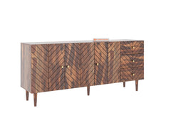 Chevora Toshi Sideboard With 3 shutters and 3 drawers in Sheesham