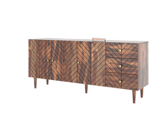 Chevora Toshi Sideboard With 3 shutters and 3 drawers in Sheesham