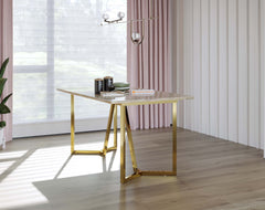 Olzaa Dining Table with Australian Onyx Top - 4 Seater