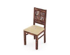 Adiva 4 Seater Sheesham wood Dining Set with Adiva Sheesham Dining Chair